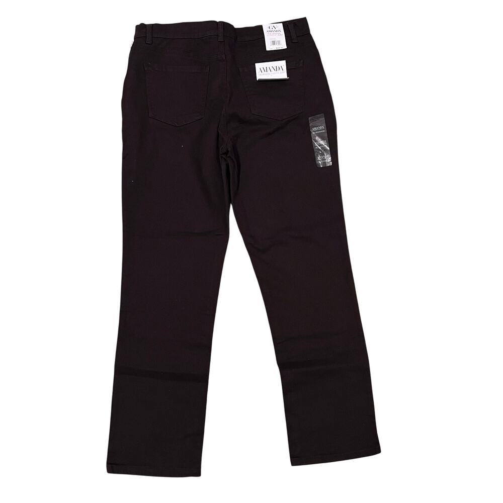 Gloria Vanderbilt women’s size 16 Amanda Straight-Leg brown Pants - Picture 4 of 4